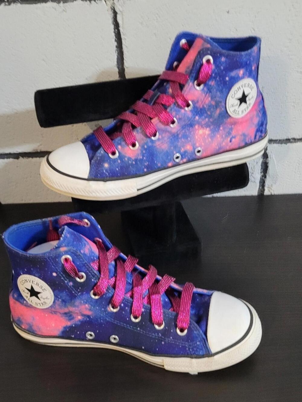BUNDLE SALE!  Converse All Stars Cosmic High-Tops - Pink and Blue Sz 5
